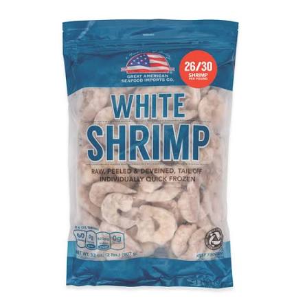 Best Raw Shrimp : 26/30