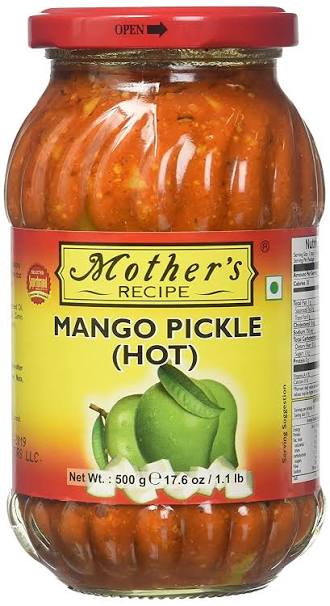 Mothers Mango Pickle Hot, 500 g