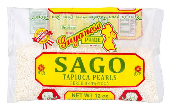 Guyanese Sago Tapioca Pearl 12 oz