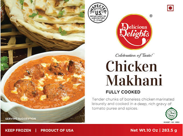 Delicious Delights Chicken Makhani Cooked 10Oz