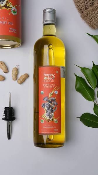 Happy Leaf Org Groundnut Oil 3ltr