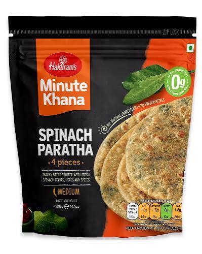 Haldirams Spinach Paratha : 400 g