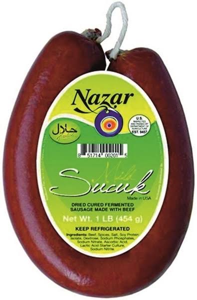 Nazar Mild Sucuk : 1 Ib