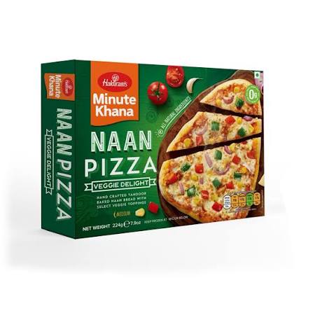 Haldiram's Naan Pizza, 224 g