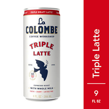 La Colombe Draft Latte Triple Shot Soda, 0% Abv, 1, 9-oz Beer Cans