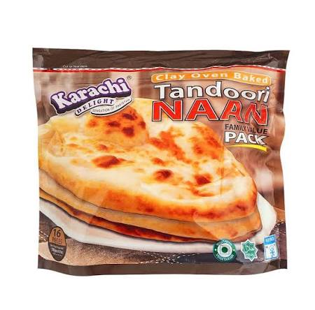 Karachi Delight Tandoori Naan 16 pcs