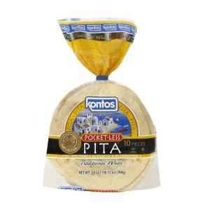 Kontos Pocket-less Pita Nan 20 pcs