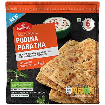 Hr Pudina Paratha 360 gm 6p