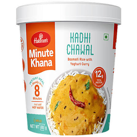 HALDIRAMS MINUTE KHANA KADHI CHAWAL 80G