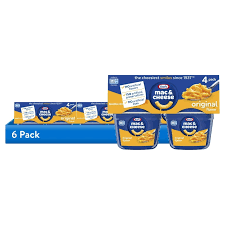 Kraft Easy Macaroni & Cheese Original Flavour 2.05 oz 6-pack