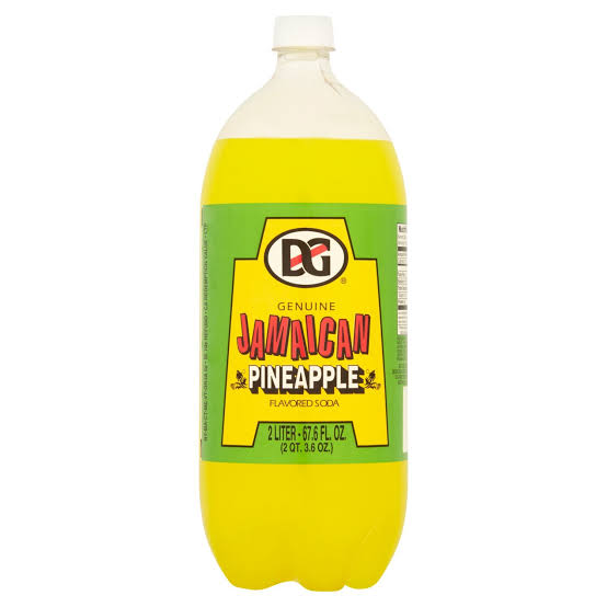 DG Jamaican sof drink pineapple 2 L