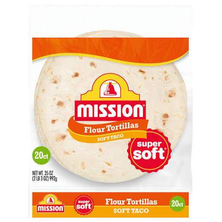 Mission Flour Tortillas : 20 Ct