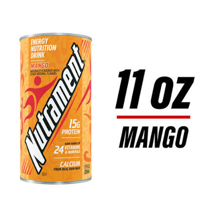 Nutrament Mango Nutrition Drink, Energy Drink With Vitamins, Minerals And Protein, 11 Fl Oz Can
