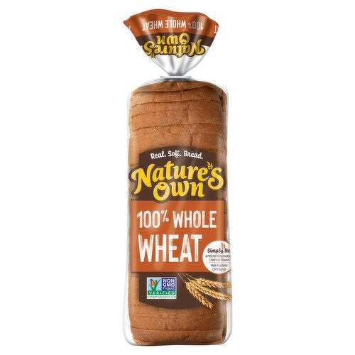 Nature's Own 100% Whole Wheat Bread 20 oz