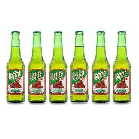 Laziza Rasberry Drinks, 6piece