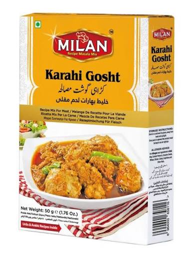 Milan Karahi Gosht : 50 g