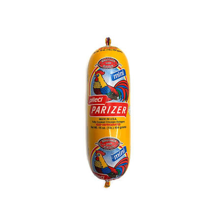 Pileci Parizer Fully Cooked Chicken Bologna 16 oz