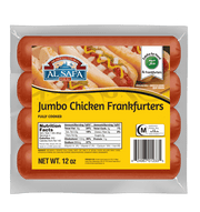 Al Safa Beef Jumbo Frankfuters Alsafa 12 oz