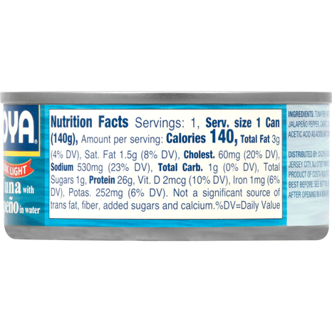 Goya Chunk Light Tina With Jalapenos In Water 4.94 oz