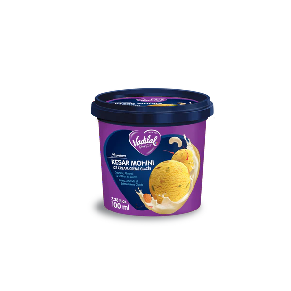 Vadlial Kesar Mohini Ice Cream, 100 ml