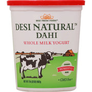 Desi Natural Greek Style Whole Milk Yogurt 907 g