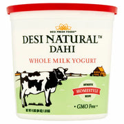 Desi Natural Dahi Whole Milk Yogurt 4 lb