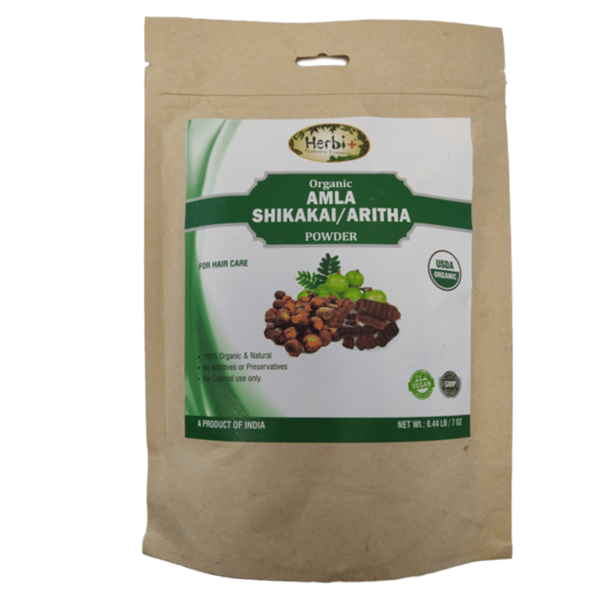 Herbi Organic Shikakai Power 7 oz
