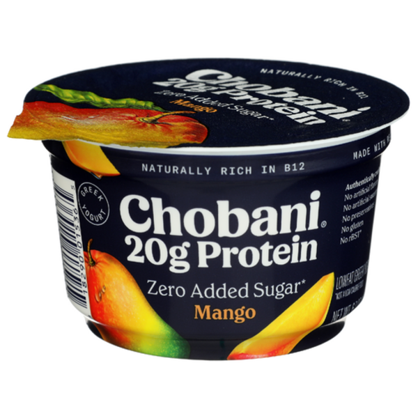 Chobani Zero Sugar 20 G Protein Yogurt Mango 6.7 oz