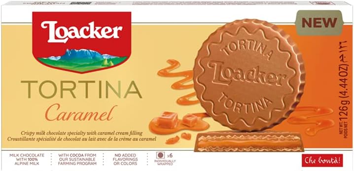 Loacker Tortina Caramel 126 gms