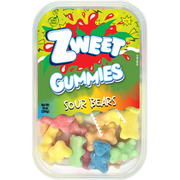 Zweet Gummies Sour Bears 10 oz