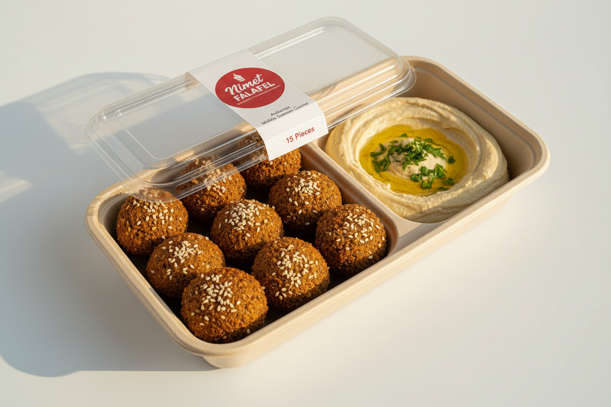 Nimet Falafel With Hummus : 15 Pcs