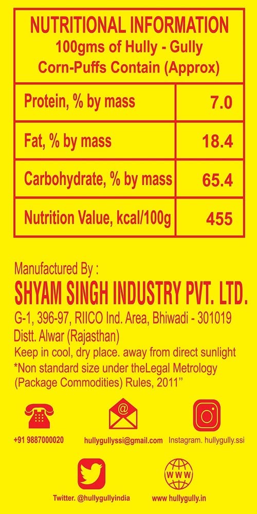 Corn puffs magic masala
