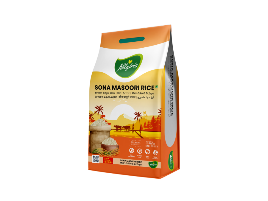 Neelgiri Sona Masoori Rice : 20 Lb