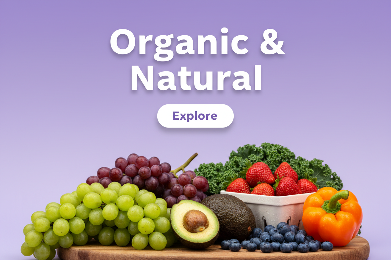 Organic & Natural Banner
