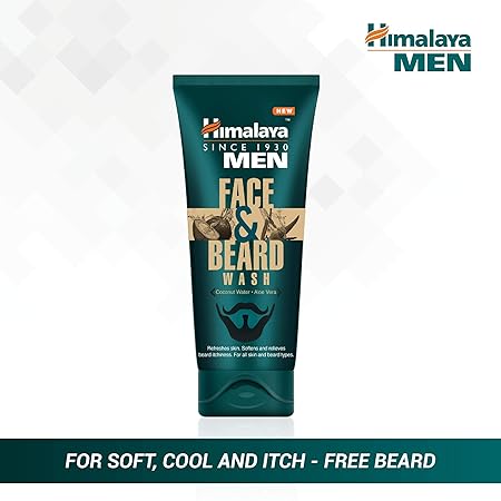 Himalaya Men Face & Beard Wash 2.2 Fl Oz