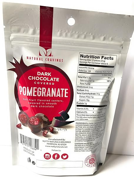 Natural Cravings Dark Chocolate Red Raspberry 7 oz
