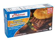Midamar Seasoned Beef Patties : 24 Oz