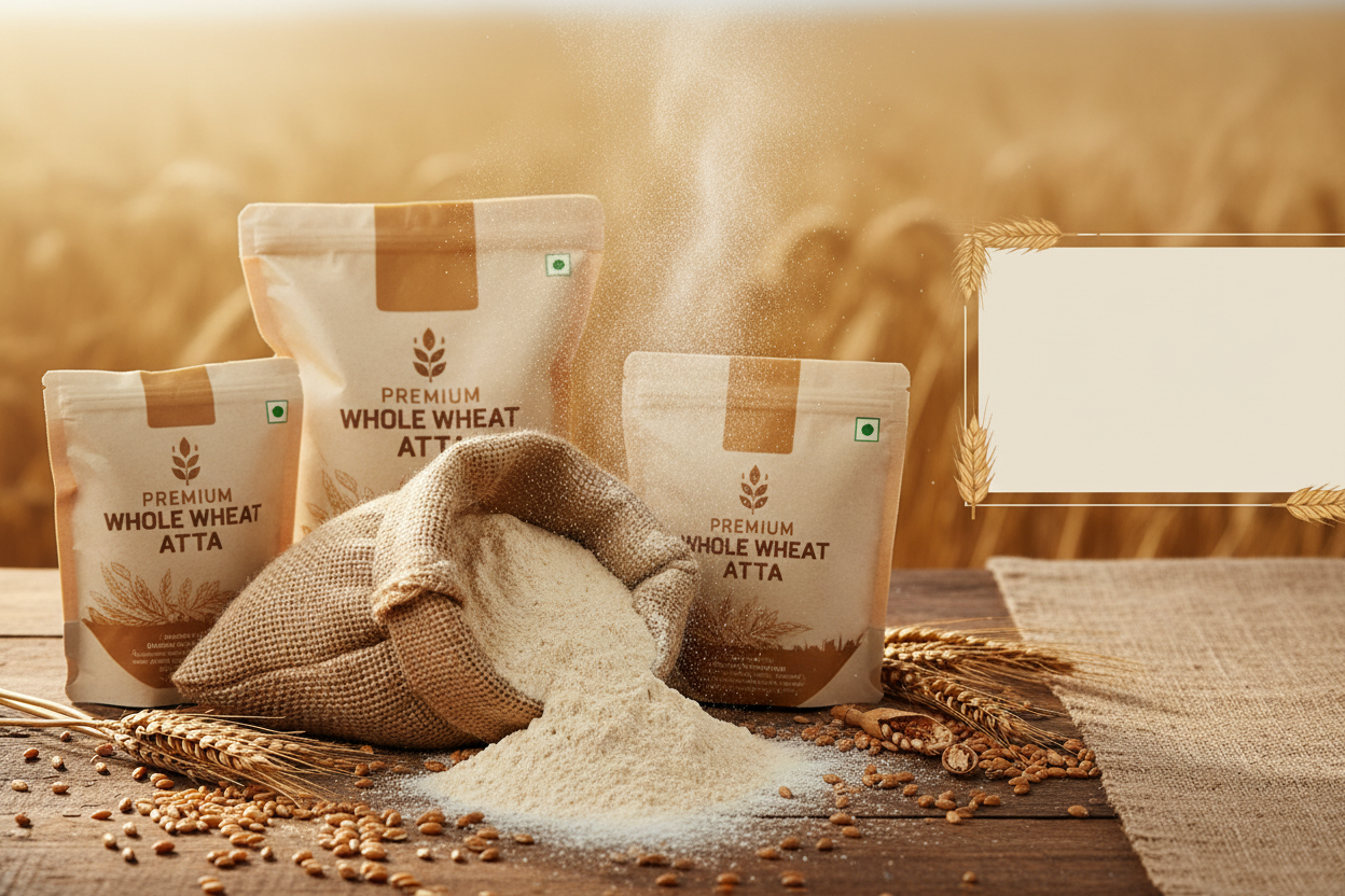 remove fruits and vegetables Add Flour wholewheat 