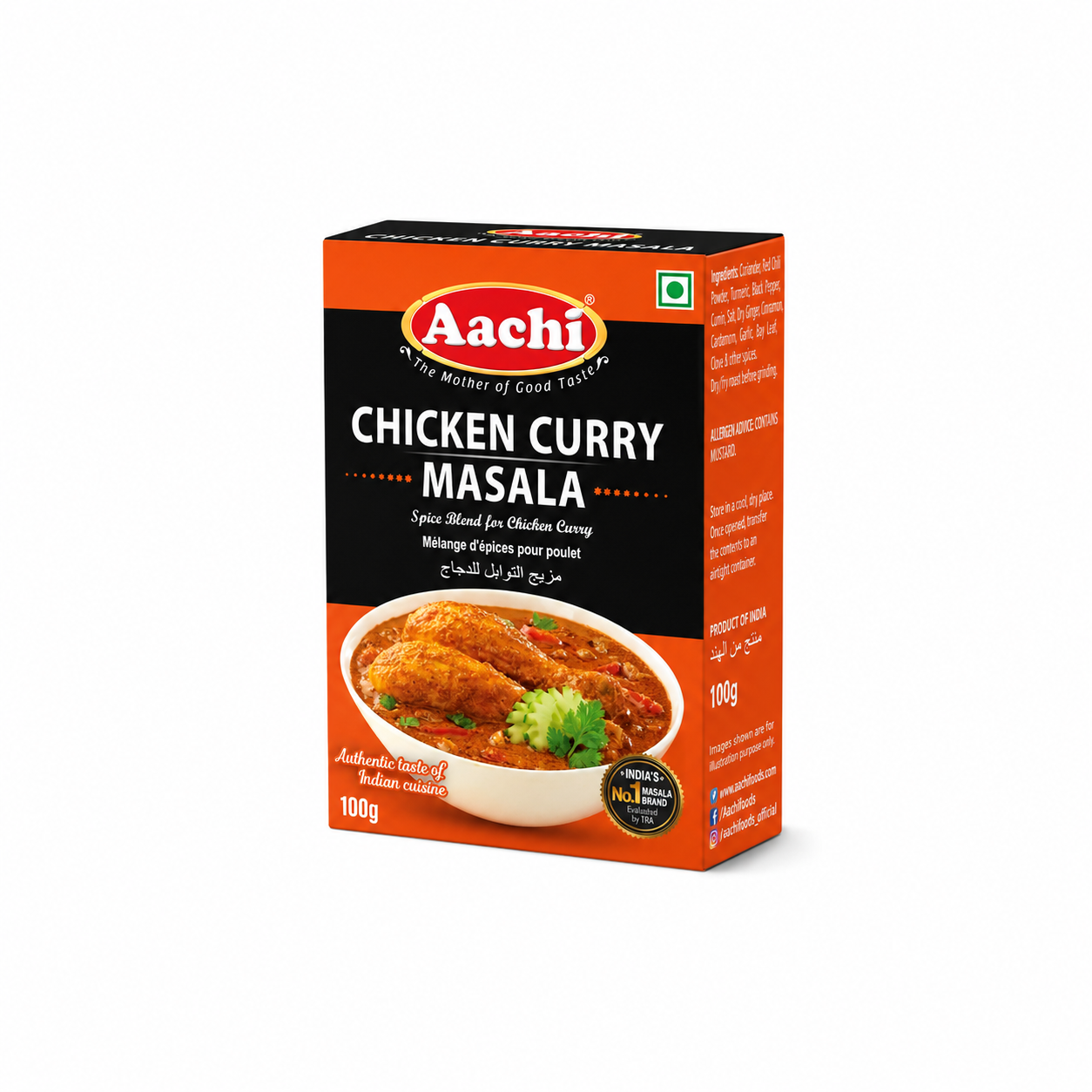 AACHI CHICKEN CURRY MASALA 3.5 OZ (100g)