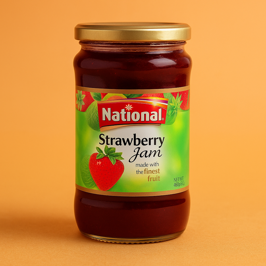 National Jam Strawberry 440  Gm