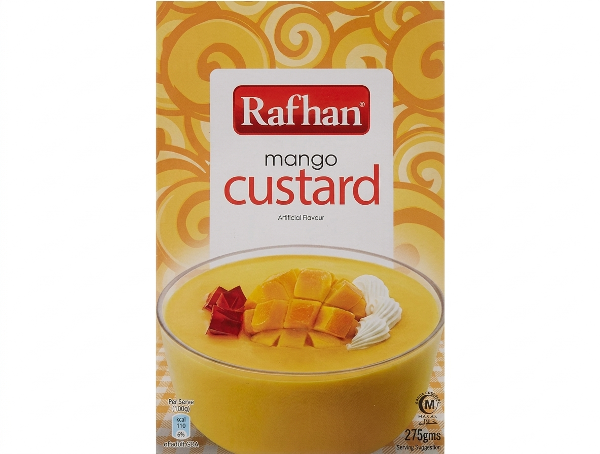 RAFHAN CUSTARD POWDER MANGO : 275g