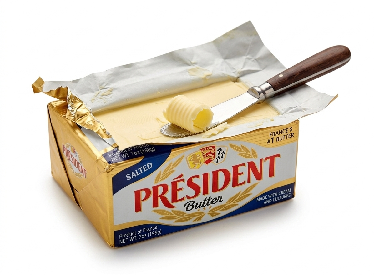 President salted butter 7oz