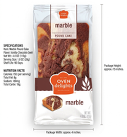 Oven Delight Marble Pound Cake 4 oz
