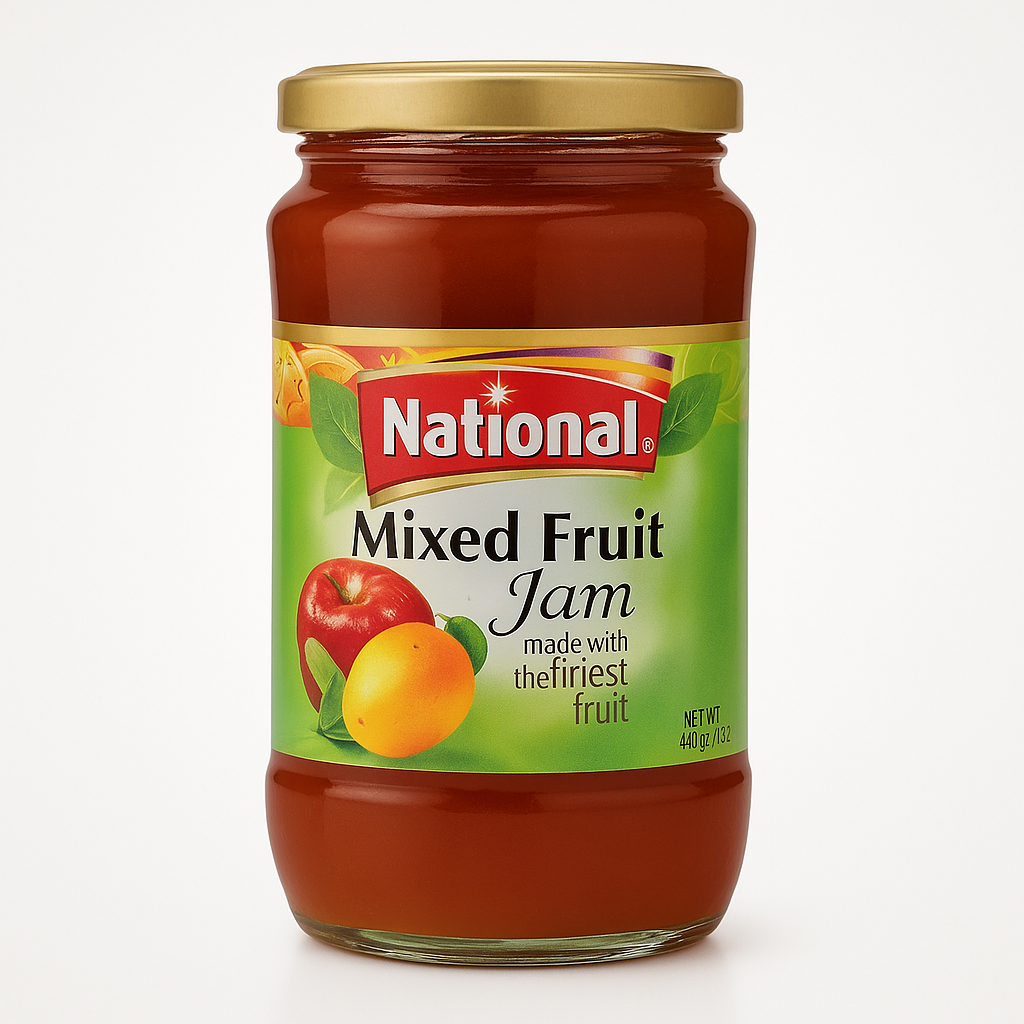 National Jam Mix Fruit 440 Gm
