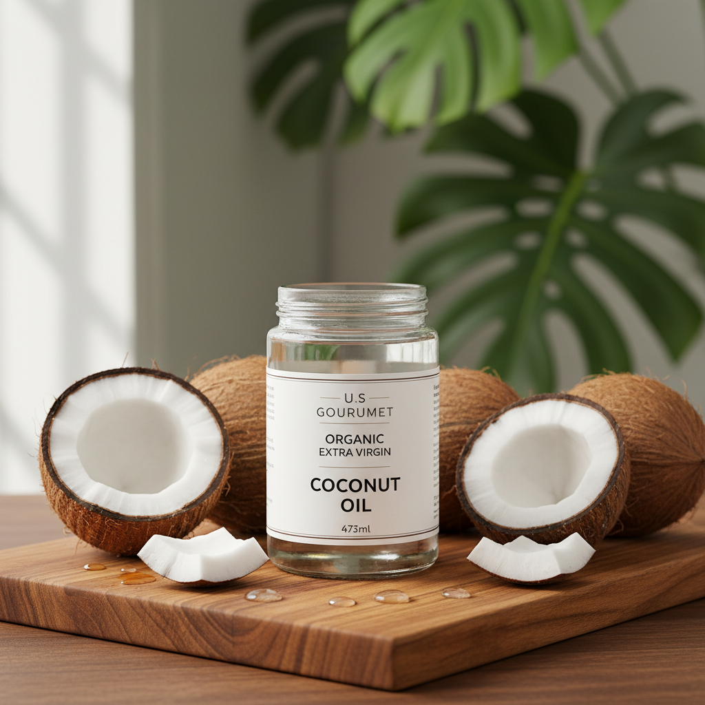 Us Gourmet Organic Extra Virgin Coconut : 473ml