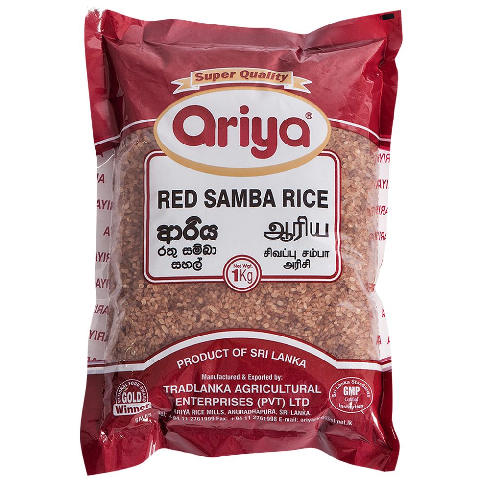 ARIYA RED SAMBA RICE : 5 kg